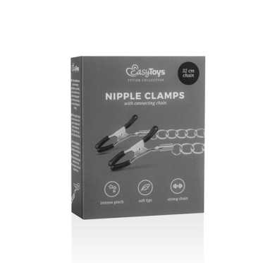 Zaciski na sutki Classic Nipple Clamps With Chain